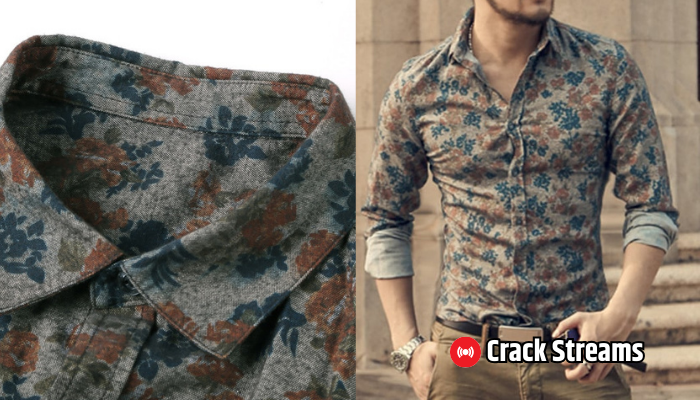 Rs 299 Flower Style Casual Men Shirt Long Sleeve – TheSparkShop.in